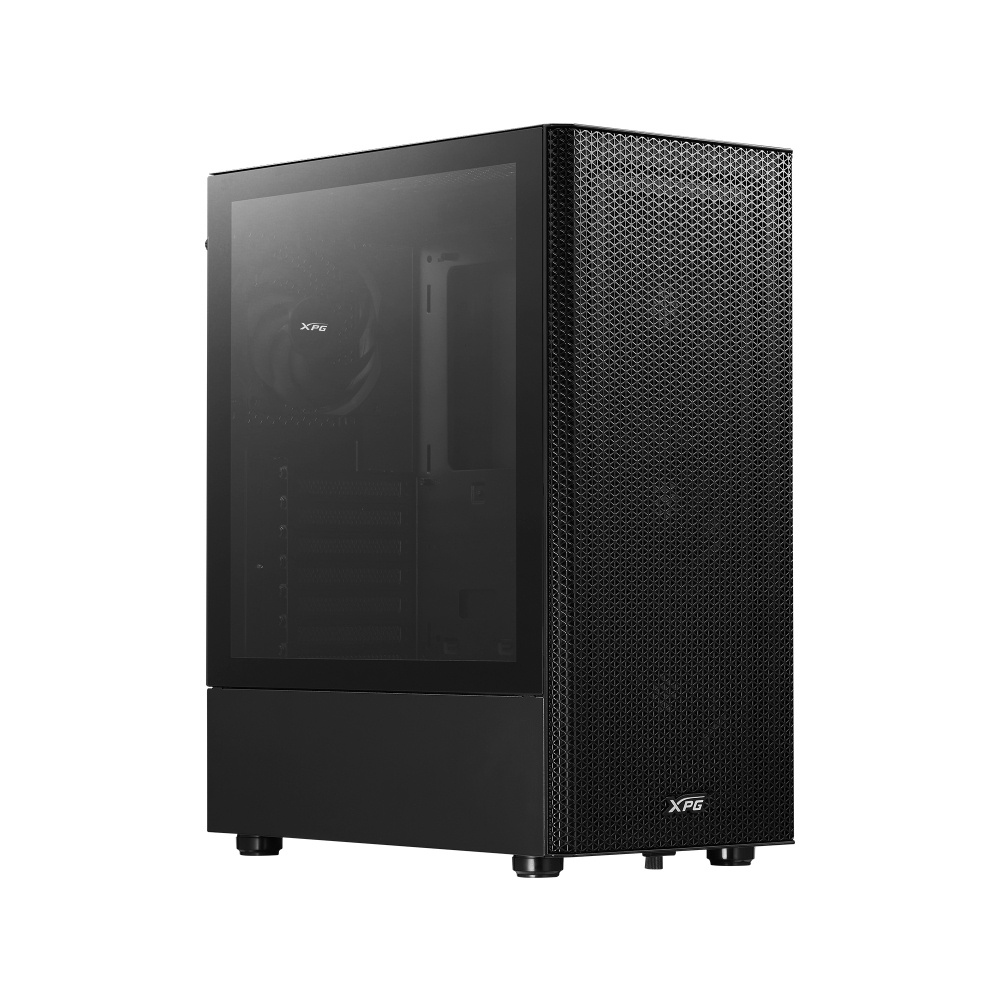 Gabinete XPG Valor Mesh, Midi-Tower, ATX/Micro-ATX/Mini-ITX, USB 3.0, sin Fuente, 4 Ventiladores Instalados, Negro