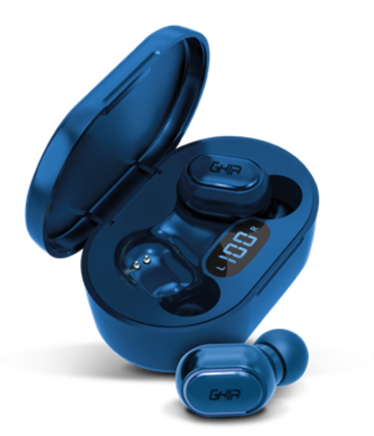 Audifonos inalambricos tws ghia color azul