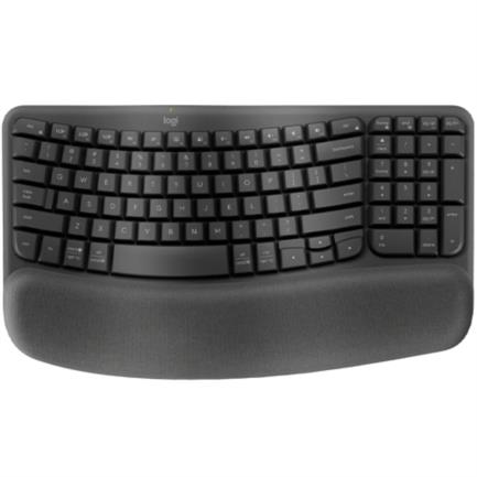 Teclado logitech wave keys usb bt multidisp. graphite (920-012278)