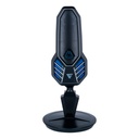 Microfono game factor usb tipo c y a rgb base giratoria antipop mcg800