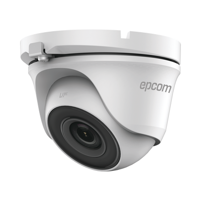 Camara de vigilancia epcom e50-turbo-g3, 5 mp, tipo domo, para exterior, ip66, res. 2560 x 1440 pixeles, vision nocturna