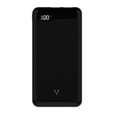 Power bank vorago usb y tipo c 10,000 mah lcd negro pb-450-bk