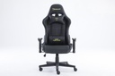 Silla gamer ocelot color negro base ajustable y de plástico