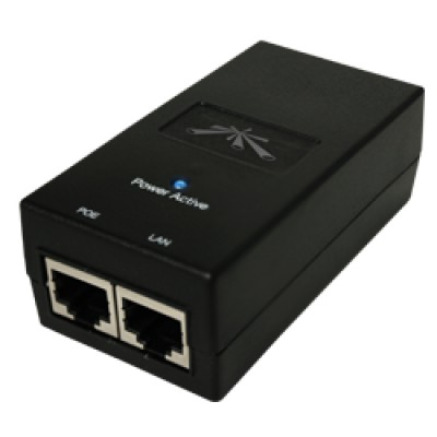Adaptador E Inyector De PoE Ubiquiti Networks POE-24-12W-G 2x RJ-45 24V