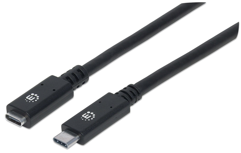 Cable de extensión usb tipo c  manhattan 355230 - usb c