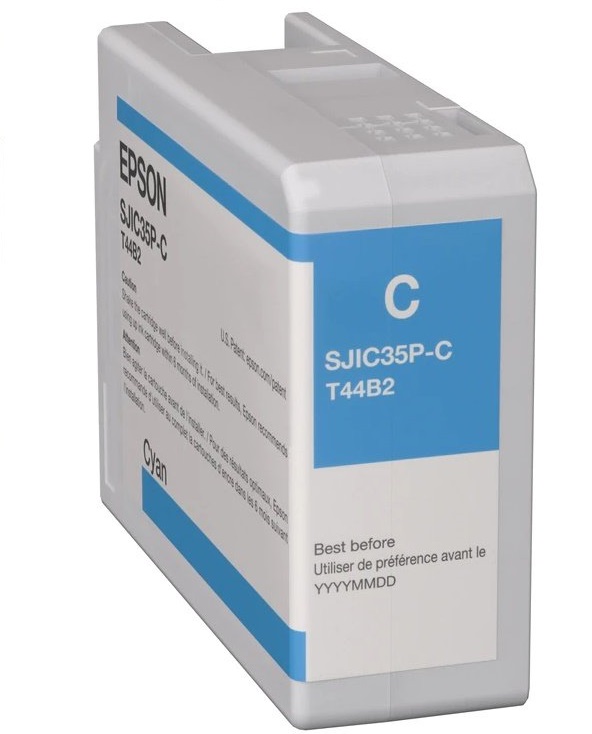 Cartucho de Tinta Epson SJIC35P Cyan para ColorWorks C6000