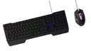 Kit de Teclado y Mouse Naceb Fallen Alámbrico USB Español