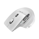 Mouse Ergonómico Acteck Óptico Virtuos Pro MI780 Inalámbrico Bluetooth/USB-C 3000DPI Blanco