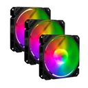 Kit De Ventilador Balam Rush Eolox Blaze EX70K ARGB 3x 120mm 1200RPM Incluye HUB/Control