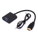 Cable Convertidor X-Case HDMI a VGA con Conexión de Audio 3.5mm (hdmitovga)