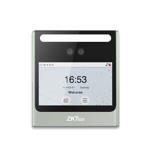 ZKTeco Lector Reconocimiento Facial EFACE10, ADMS, Negro