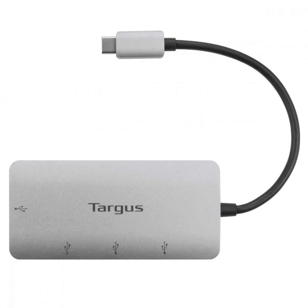 Targus Adaptador Multipuertos USB-C a USB-A - Plateado