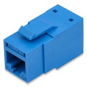 Conector modular jack rj45 cat6a revconnect belden rvamjkutb-s1 estilo keyconnect azul claro compatible con faceplate ax102660,ax102655,ax102249 esquema de cableado t568a/b herramienta compatible rvutt01 uso interior calibre del conductor 23-24 awg

