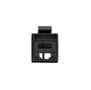 Conector modular jack rj45 cat6 revconnect belden rv6mjkubk-s1 estilo keyconnect negro compatible con faceplate ax102660,ax102655,ax102249 esquema de cableado t568a/b herramienta compatible rvutt01 uso interior calibre del conductor 23-24 awg