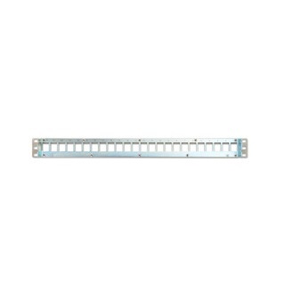 Patch panel modular blindado ax104563 belden 24 puertos 1 ur titanium (vacio) keyconnect