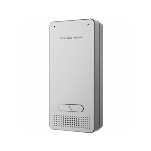 Portero grandstream gds3702 sip metalico para exterior ip66 ik10 dos relevadores para apertura de puerta salida de alarmas microfono y altavoz integrado poe