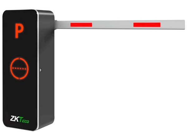 Barrera Vehicular ZKTECO BGM1030L de doble dirección, Brazo Telescópico de hasta 3 metros, 1.5 s, Gabinete con Luz LED Indicador de estado.