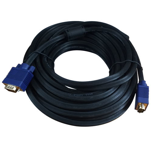 Cable vga x-case acccable6310 de 10 m vga (d-sub)- vga (d-sub) macho - macho color negro/ azul