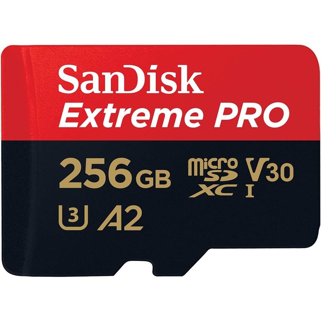 Memoria Flash SanDisk Extreme Pro, 256GB MicroSDXC UHS-I Clase 10, con Adaptador 