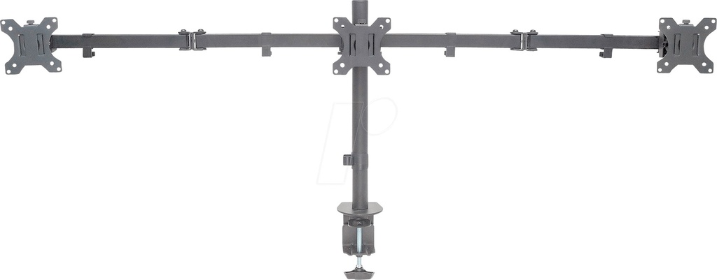 Soporte para Monitor de Escritorio 3 Pantallas Manhattan 10" a 27" 7 Kg 461658