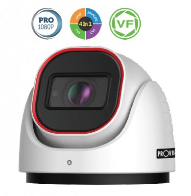 Cámara domo provision-isr di-320a-vf - interior y exterior