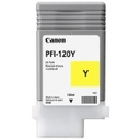 Tanque de tinta canon pfi-120 y yellow rendimiento 130 ml, compatible con tm-200, tm-205, tm-300, tm-305.