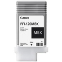 Tanque de tinta canon pfi-120 mbk negro mate rendimiento 130ml, compatible con tm-200, tm-205, tm-300, tm-305.