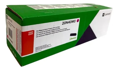 Tóner Lexmark 20N40M0 Magenta, 1.500 Páginas