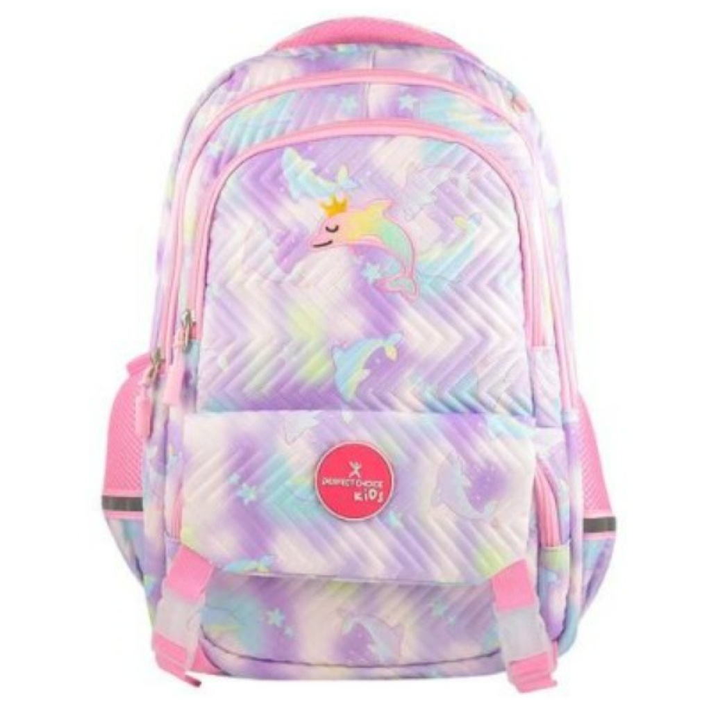 Mochila De Poliester Perfect Choice PC-084433 Kids Delfín Astro