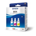 Kit tintas de color epson t664 3 pzas