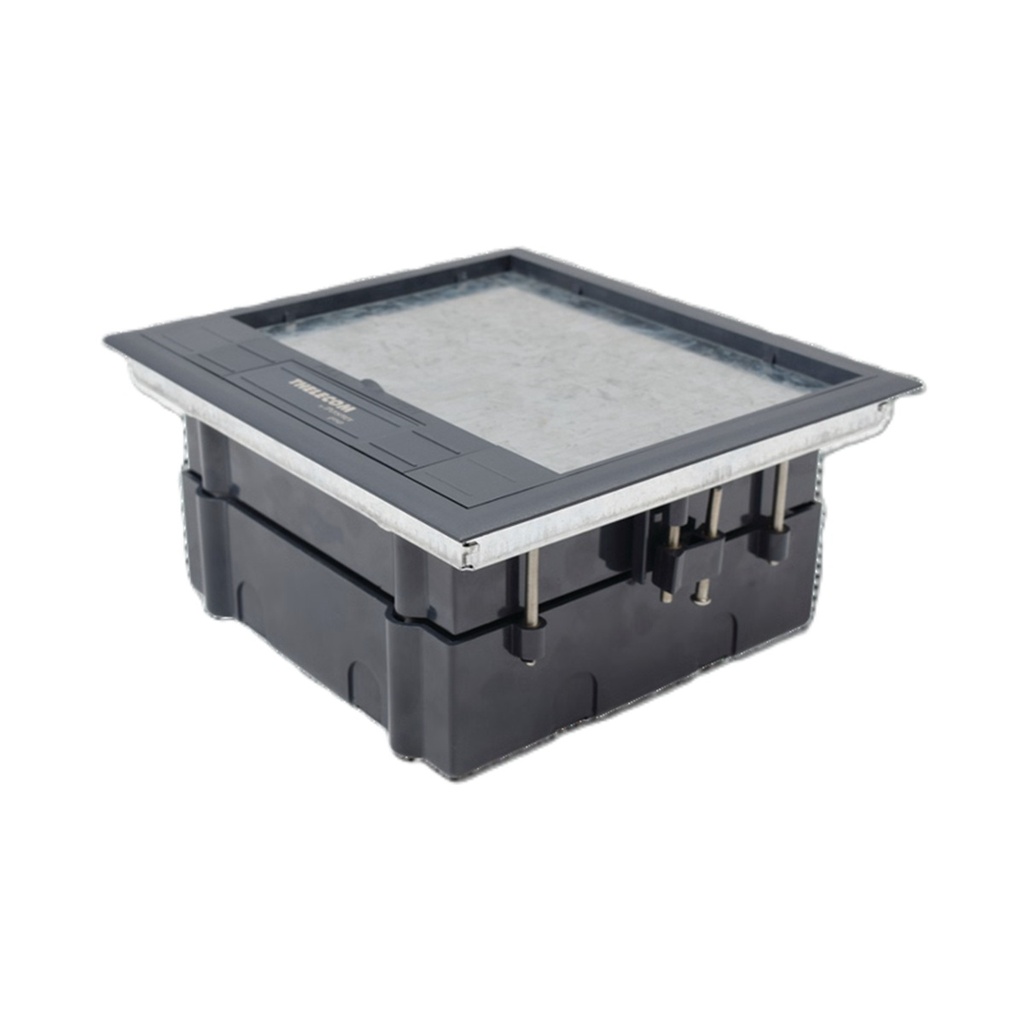 Caja De Piso Thorsman TH-CP-2M Para Dos Módulos Universales Socket M2 Para Alimentación Eléctrica y Redes De Datos