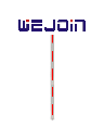 Wejoin wjsbm45 - brazo recto de 4.5 metros para barrera de 3 segundos