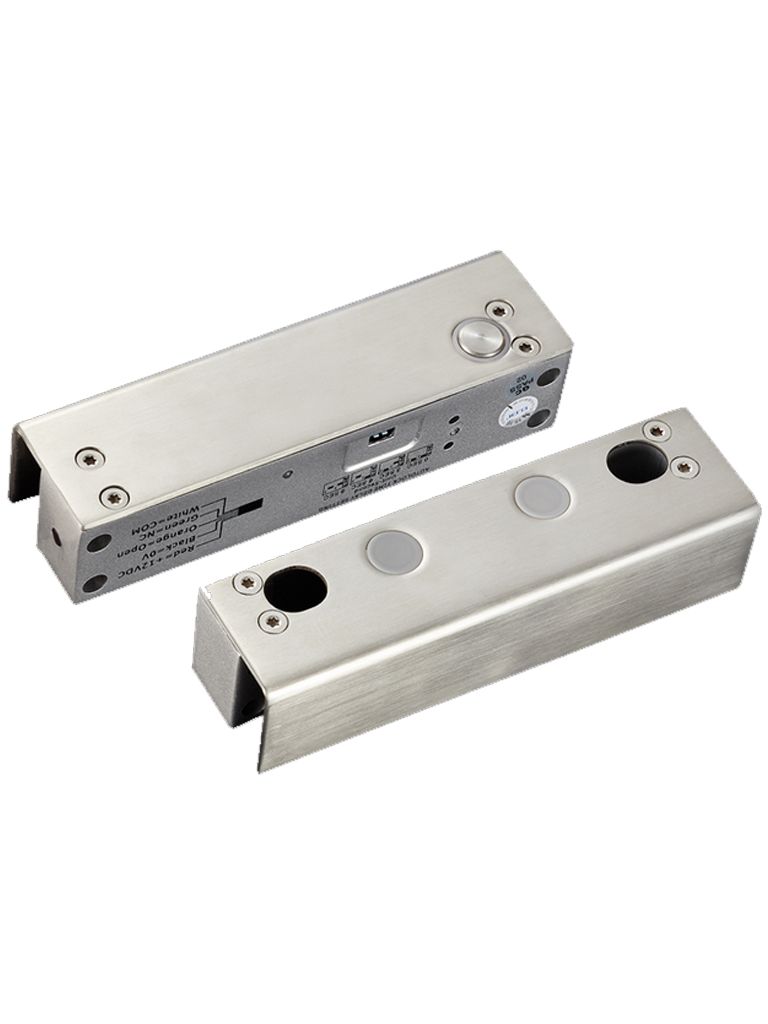 Yli yb500uled - chapa magnética para puerta de vidrio sin marco / 12 vdc / tiempo de vida de 500000 aperturas