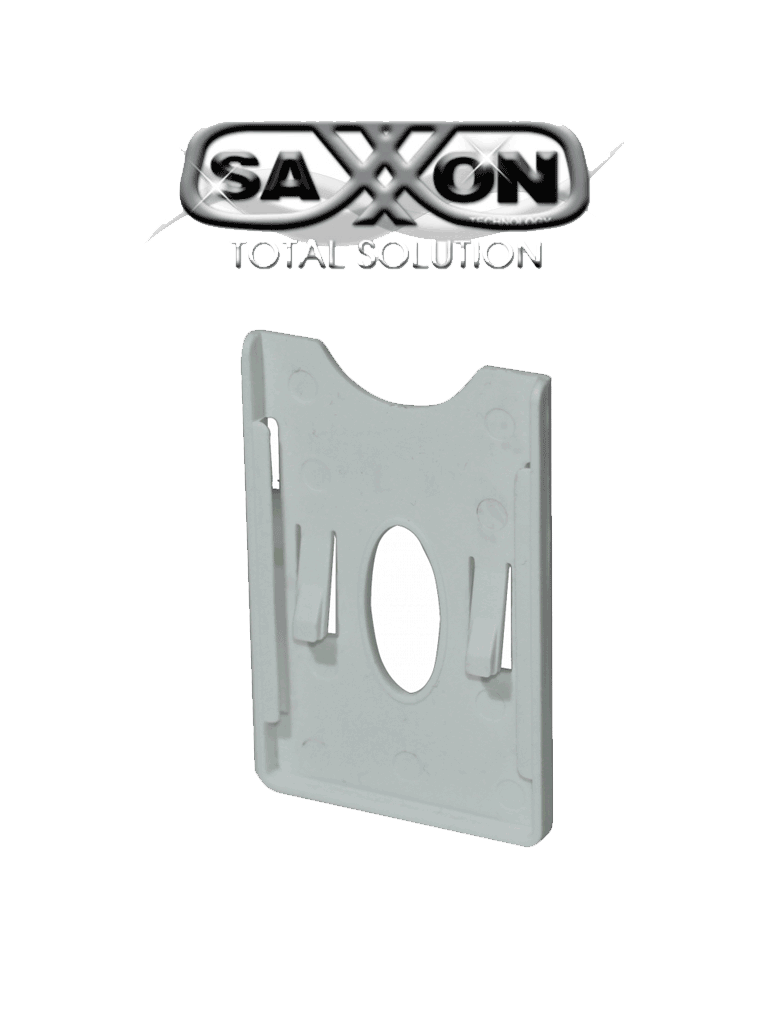 Saxxon asrch - porta tarjetas de plastico con adhesivo 3m