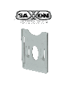 Saxxon asrch - porta tarjetas de plastico con adhesivo 3m