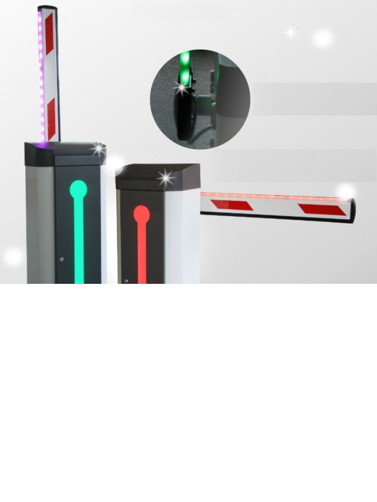 Wejoin wjlbm4l - brazo recto  led de 4 metros / compatible con barrera  led izquierda tvb348020