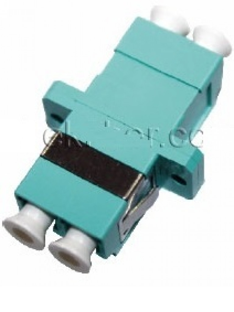 Saxxon jalc3cd - adaptador unitario de fibra / para lc / om3 / aqua / duplex