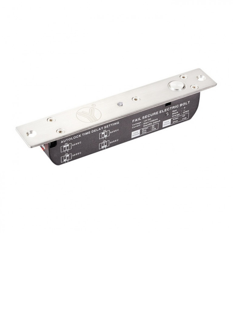 Yli yb700aled - cerradura electrica / de uso rudo para control de acceso / retardo de 3,6 y 9 segundos / 2000  kg fuerza de suje