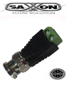 Saxxon psubr14 - bolsa de 10 conectores b nc macho con terminales tipo tornillo