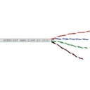 Belden 24120081000 - cable utp 100% cobre / categoria 6+ / ibdn / gigaflex 2412 cmr / color gris / bobina de 305  mts