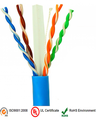 Saxxon outp6cop100b - cable utp 100% cobre / categoria 6 / color azul / interior / 100  mts / 4 pares / fluke test / cert iso900