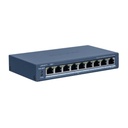 Switch Hikvision Fast Ethernet DS-3E1309P-EI/M 8 Puertos PoE 10/100 Mbps + 1 Puerto Uplink 30W 3.6 Gbit/s 8.000 Entradas Administrable