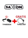 Paquete Fuente de Poder Saxxon 12Vcc 5 Amperes/Divisor Para 4 Cámaras Ideal Para Equipos de Alto Consumo/Usos Múltiples