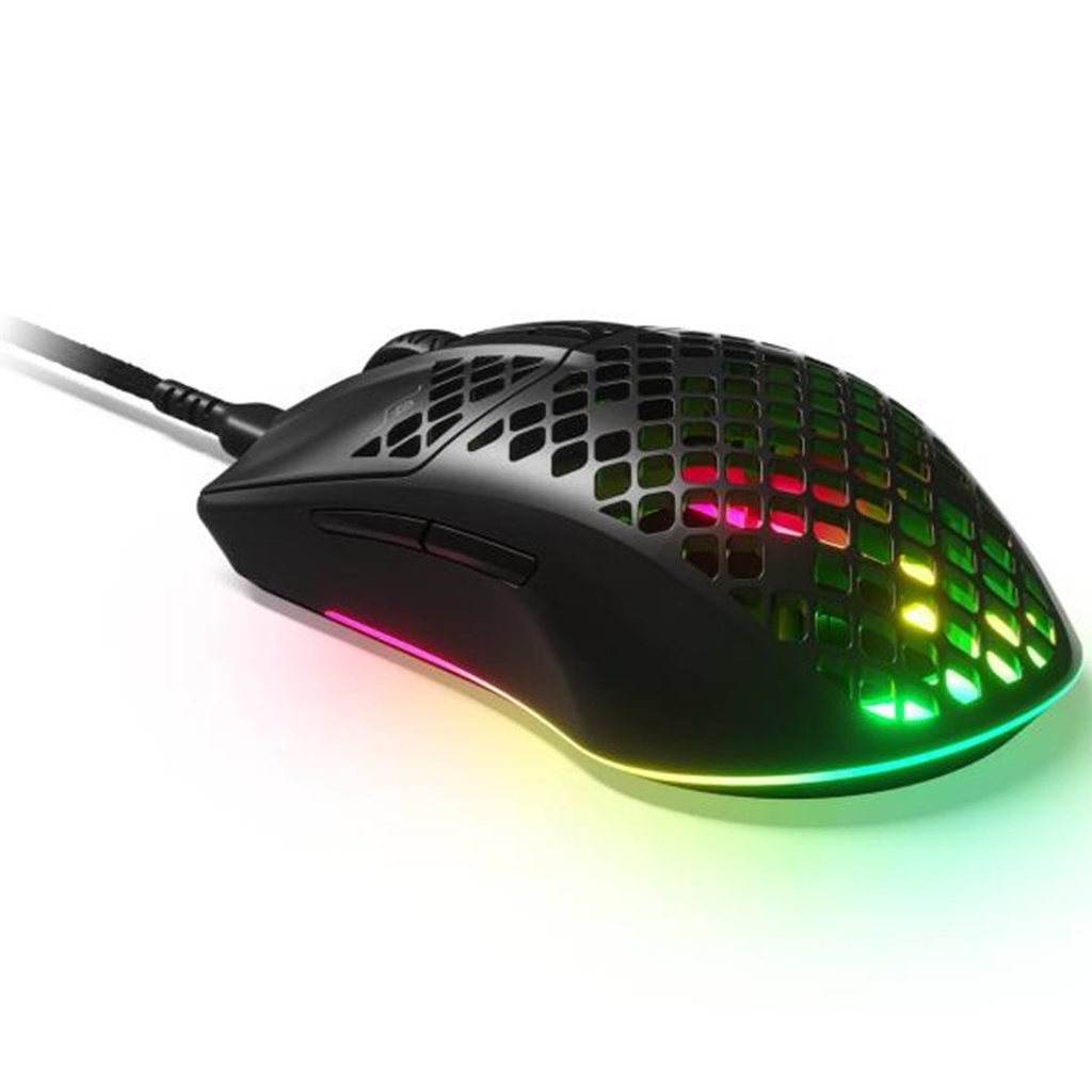 Mouse Gamer SteelSeries Óptico AEROX 3 Inalámbrico USB C 8.500DPI