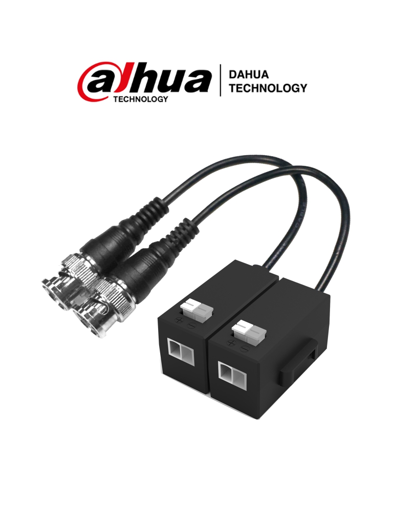 Tran dahua pfm800-e - par pasivos hdcvi/ 1080p a 250m/ 720p a 400m/ahd