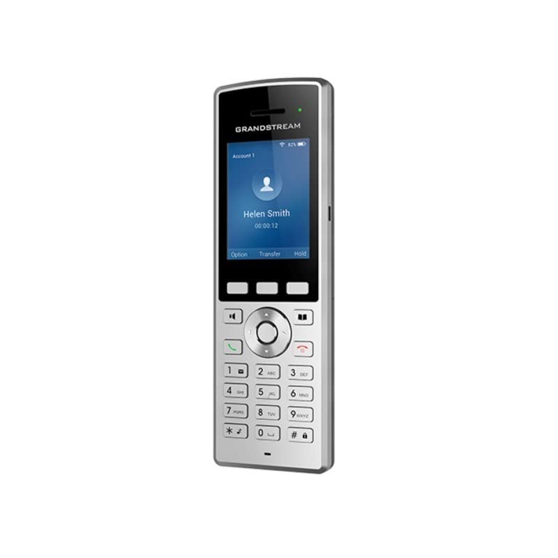  teléfono wifi portátil empresarial con 2 lineas y cuentas sip, bluetooth y botón push-to-talk