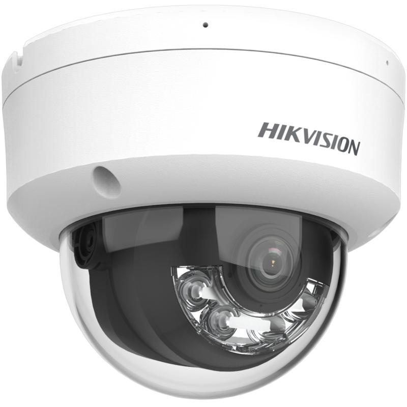 Domo ip 6 megapixel / lente 2.8 mm / dual light (30 mts ir + 20 mts luz blanca) / micrófono integrado / acusense lite / exterior ip67 / h.265 / poe / onvif