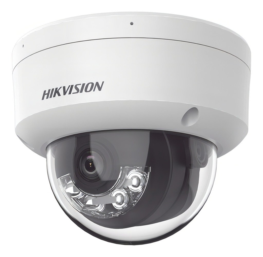 Domo ip 6 megapixel / lente 2.8 mm / dual light (30 mts ir + 30 mts luz blanca) / micrófono integrado / antivandálico ik08 / acusense lite / exterior ip67 / h.265 / poe / onvif / micro sd
