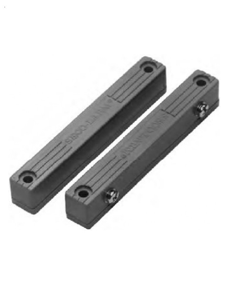 Seco larm sm216qgy - contacto magnetico uso rudo gris con terminales de tornillo gap 2 3/4 (70mm)  compatible paneles dsc / risc