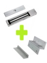 Zkteco lm2805ledpack - paquete de cerradura magnética con indicador led de 200 kg, cuenta con entradas para conexión de sensor d